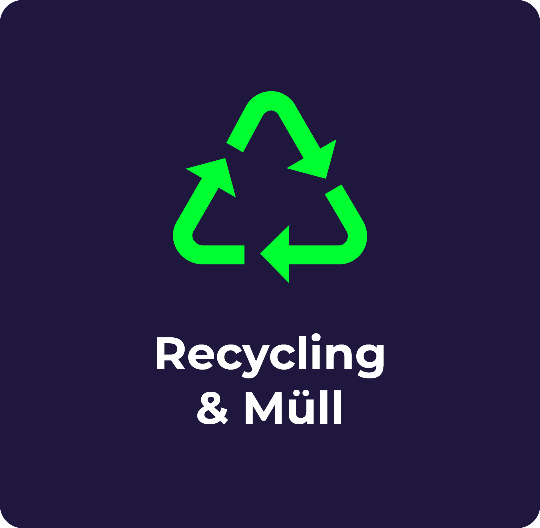 Feedthema Recycling und Müll
