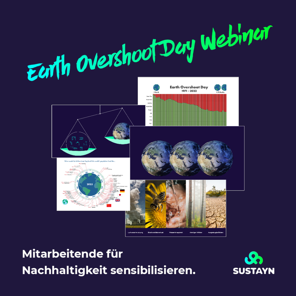 Mitarbeitermotivation: Earth Overshoot Day Webinar