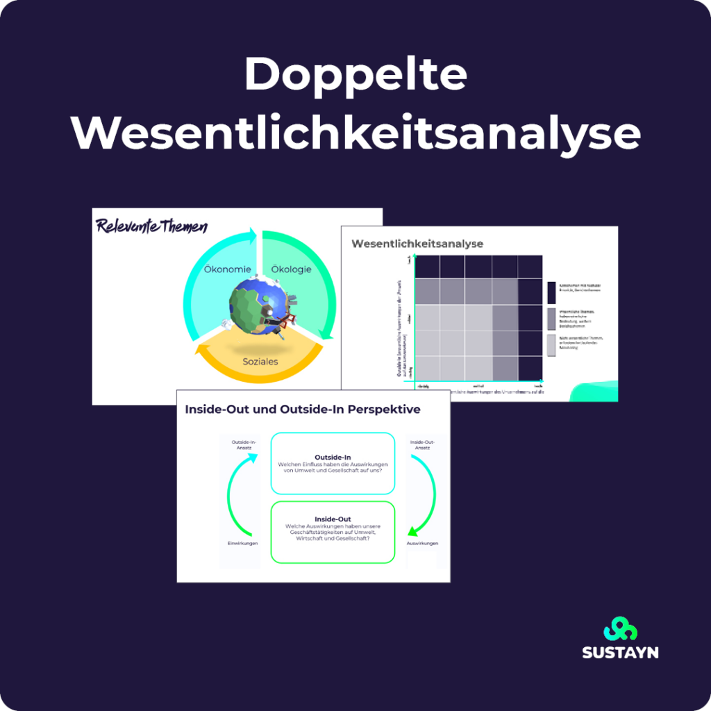 SUSTAYN Workshop: Doppelte Wesentlichkeitsanalyse