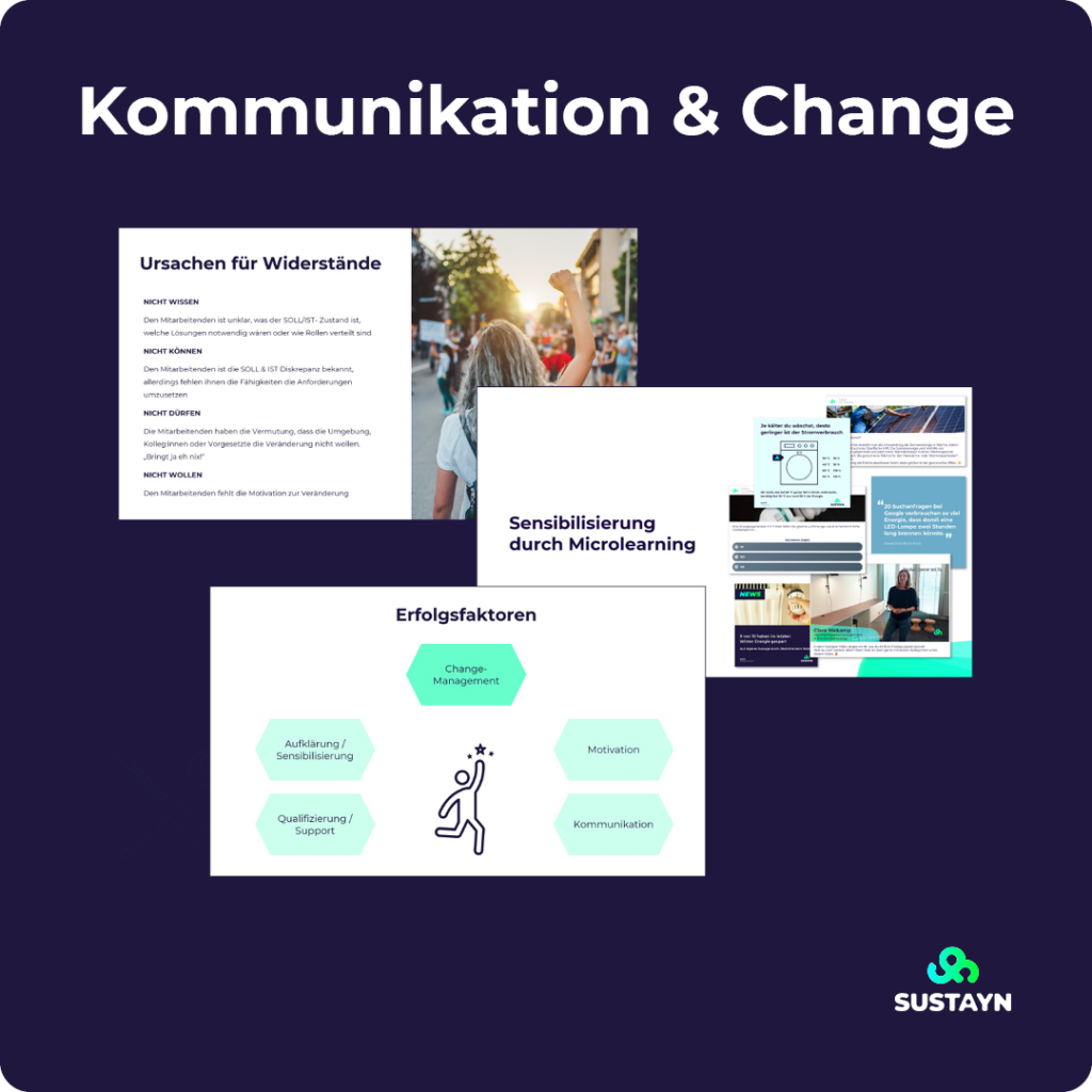 SUSTAYN Workshop: Kommunikation und Change